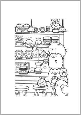 Sumikko Gurashi Image Coloring - TotalColoring.Com