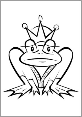 The Frog Prince Coloring - TotalColoring.Com