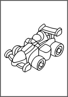 Toy Race Car Coloring - TotalColoring.Com