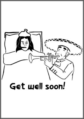 Wishes Get Well Soon Coloring - TotalColoring.Com