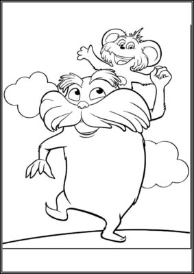 Woolly Meatball Rolls The Monkey Onto Himself Coloring - TotalColoring.Com