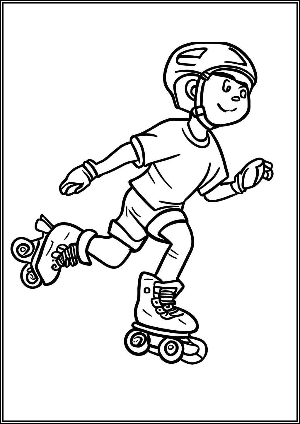 Roller Skate coloring pages (Free printable PDF) - TotalColoring.com