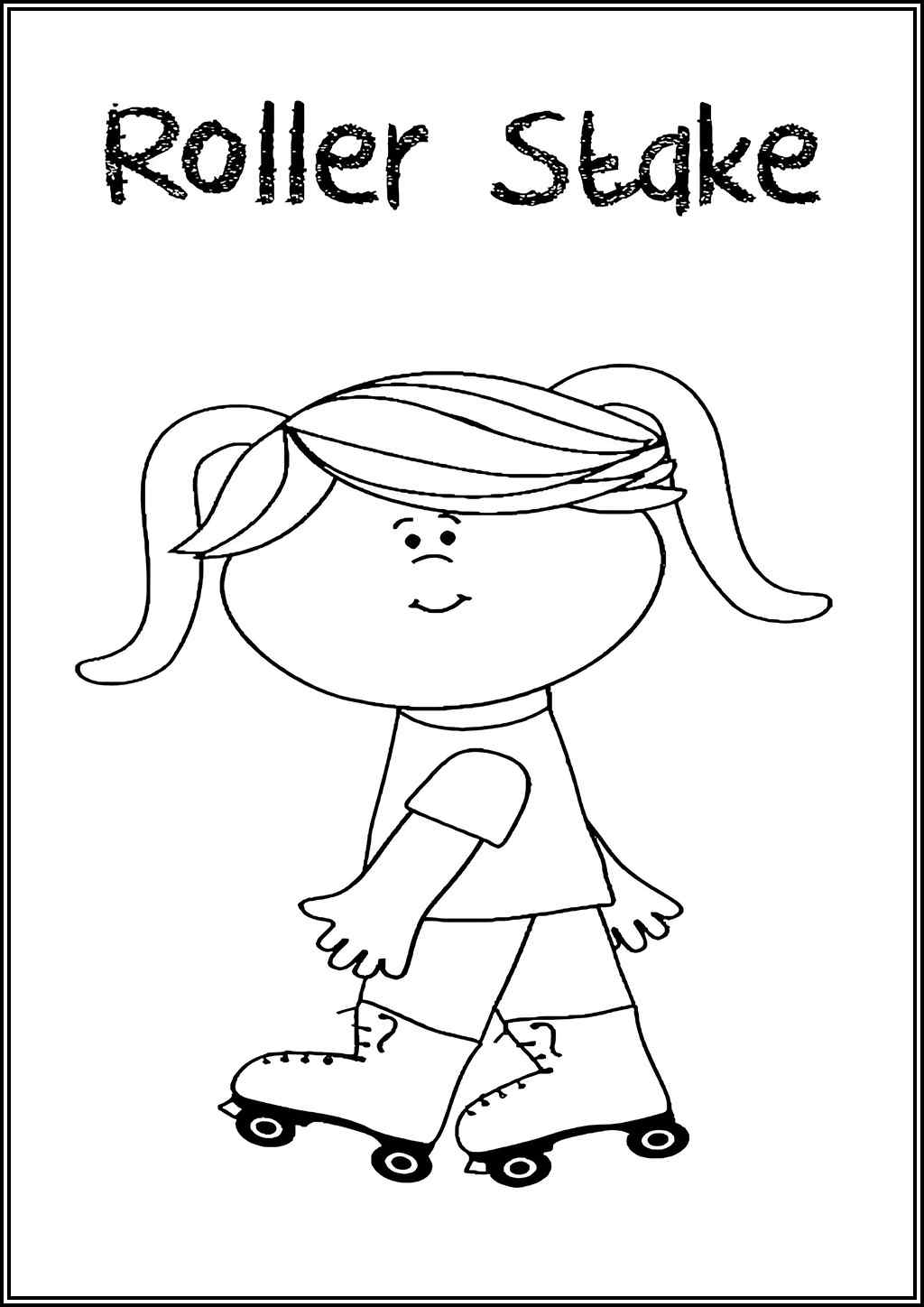 Roller Skate coloring pages (Free printable PDF) - TotalColoring.com