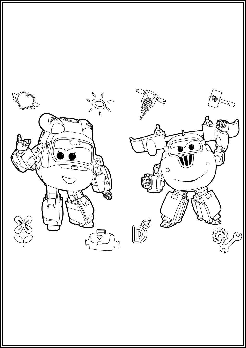 Super Wings coloring pages (Free printable PDF) - TotalColoring.com