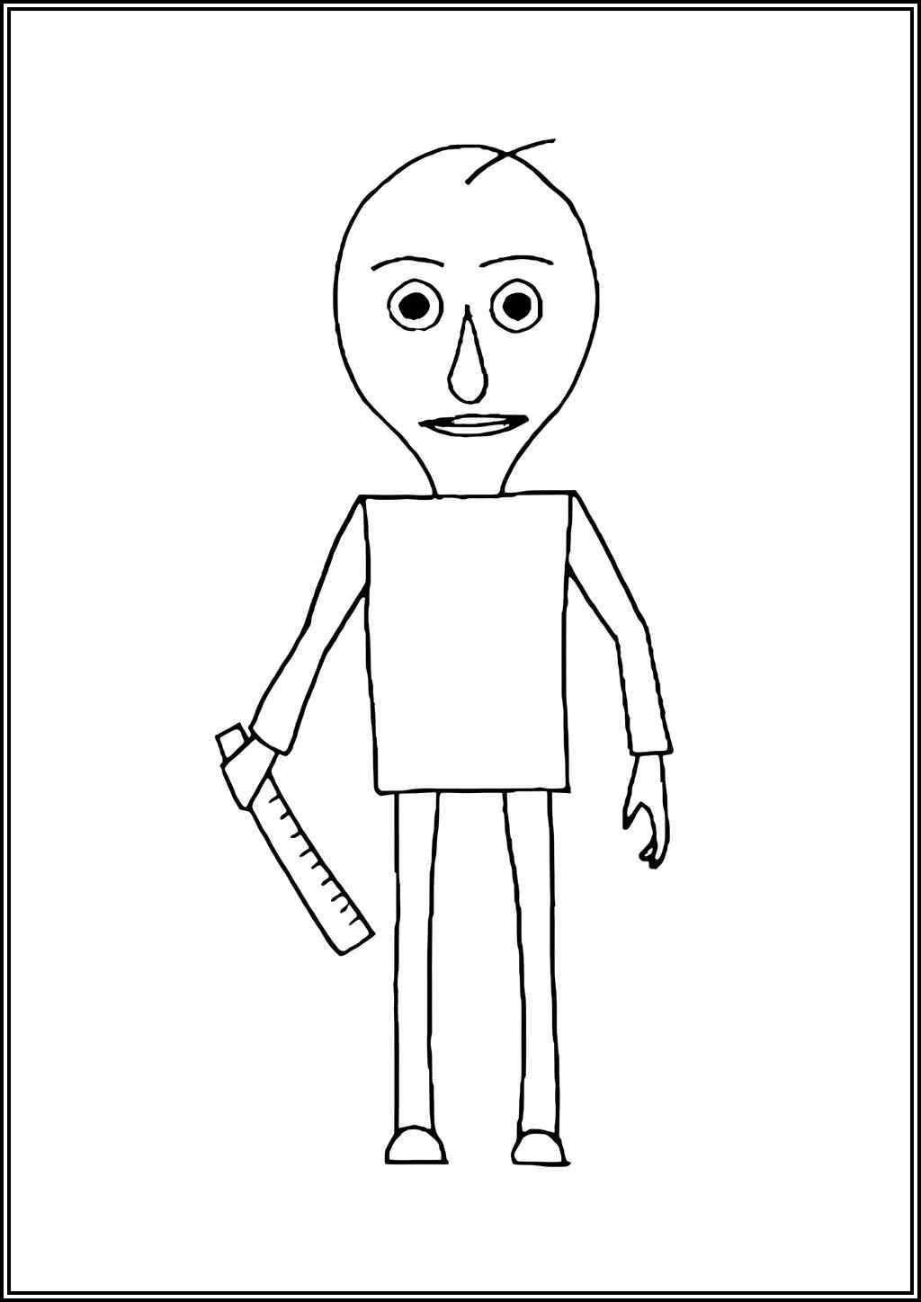 Baldi’s Basics coloring pages (Free printable PDF) - TotalColoring.com