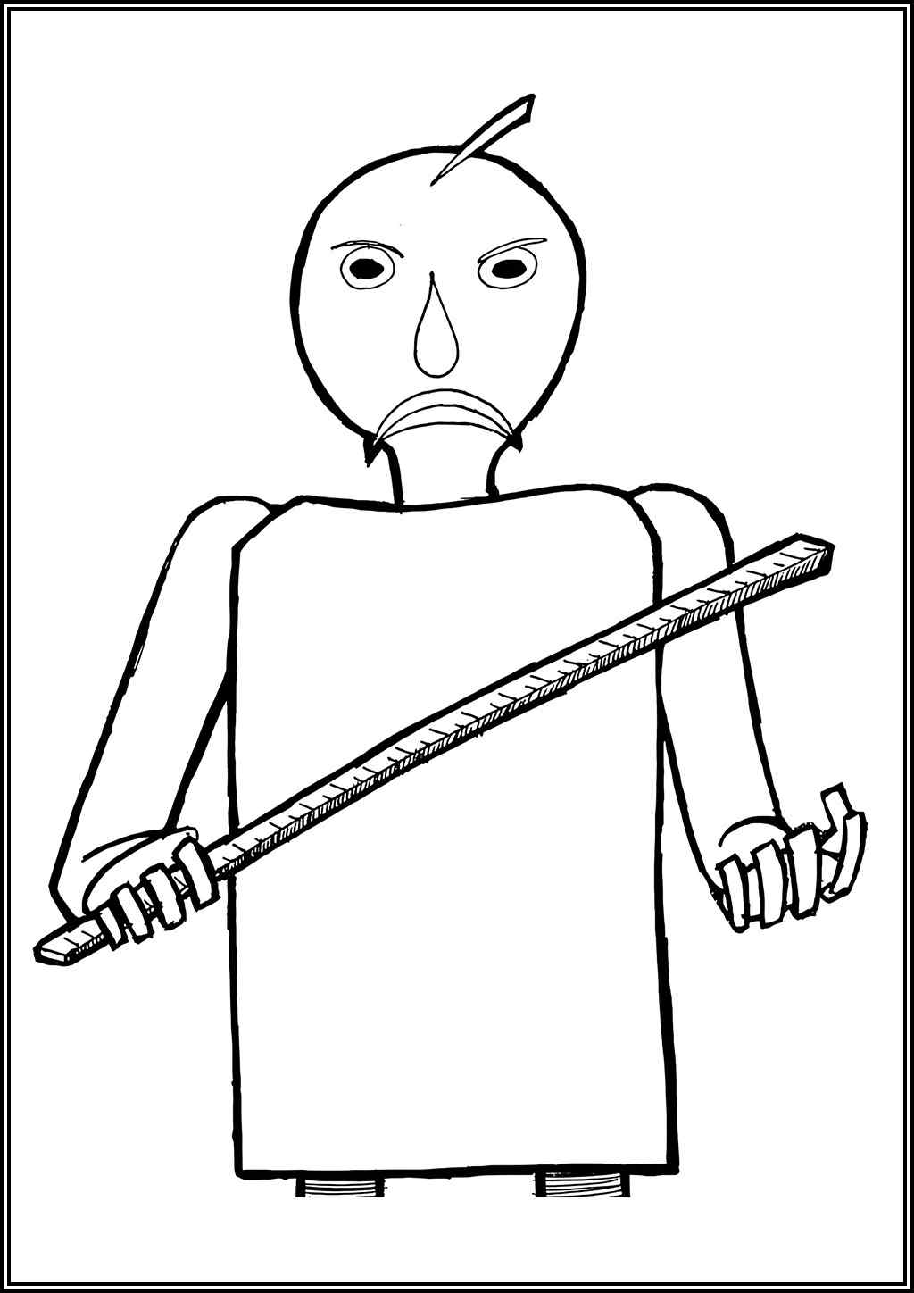 Baldi’s Basics coloring pages (Free printable PDF) - TotalColoring.com