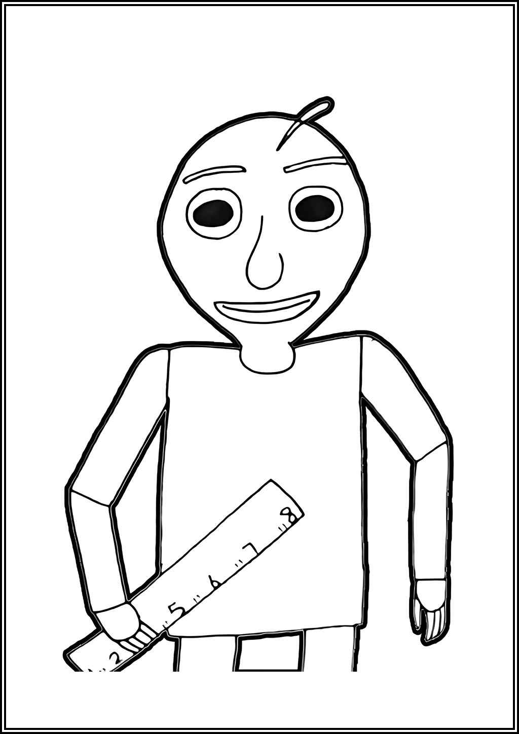 Baldi’s Basics coloring pages (Free printable PDF) - TotalColoring.com