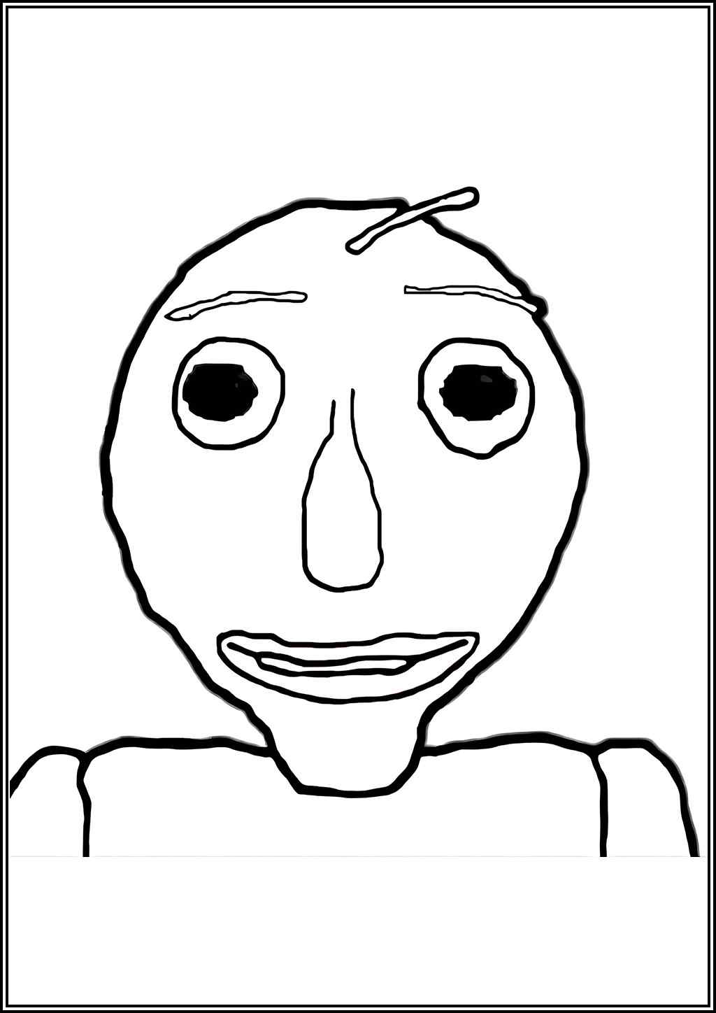 Baldi’s Basics coloring pages (Free printable PDF) - TotalColoring.com