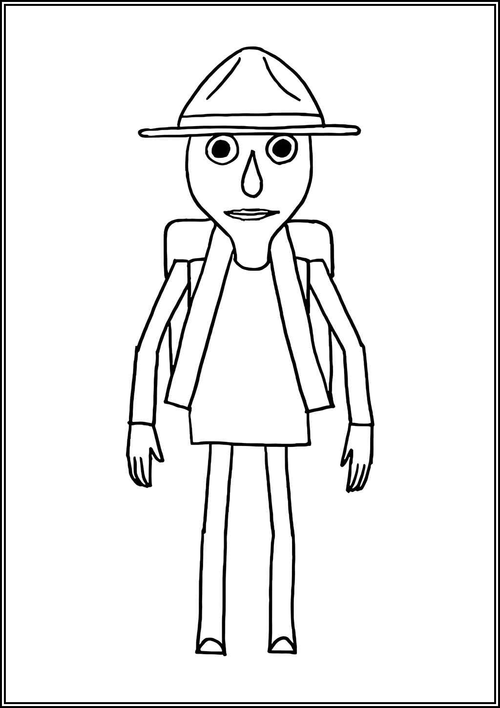Baldi’s Basics coloring pages (Free printable PDF) - TotalColoring.com