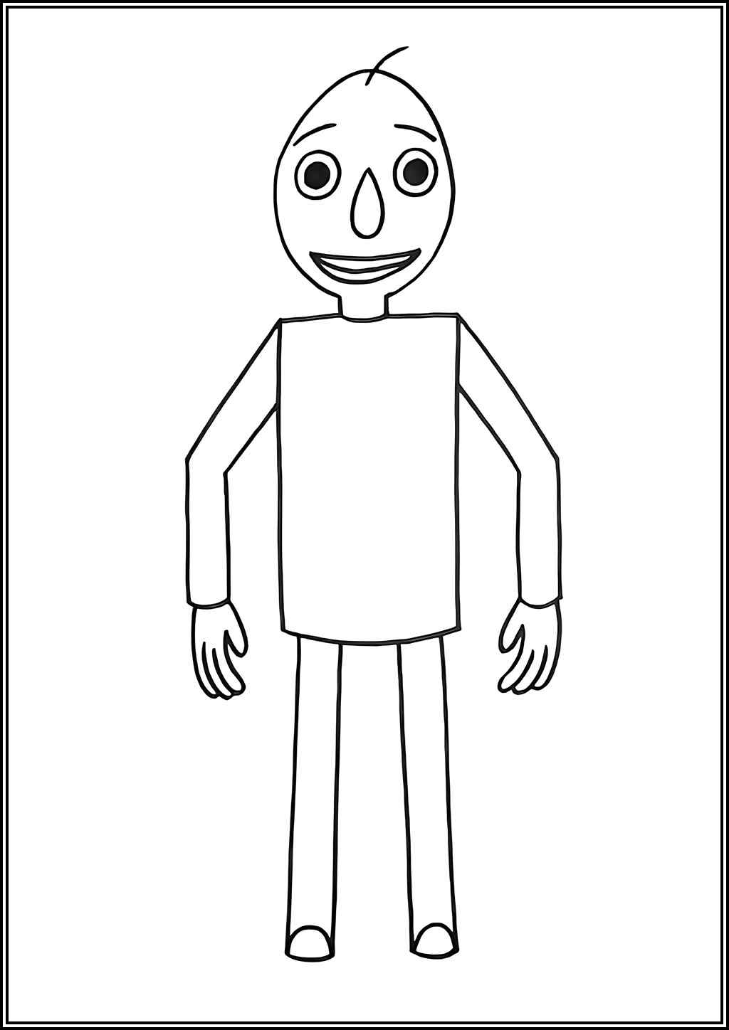 Baldi’s Basics coloring pages (Free printable PDF) - TotalColoring.com