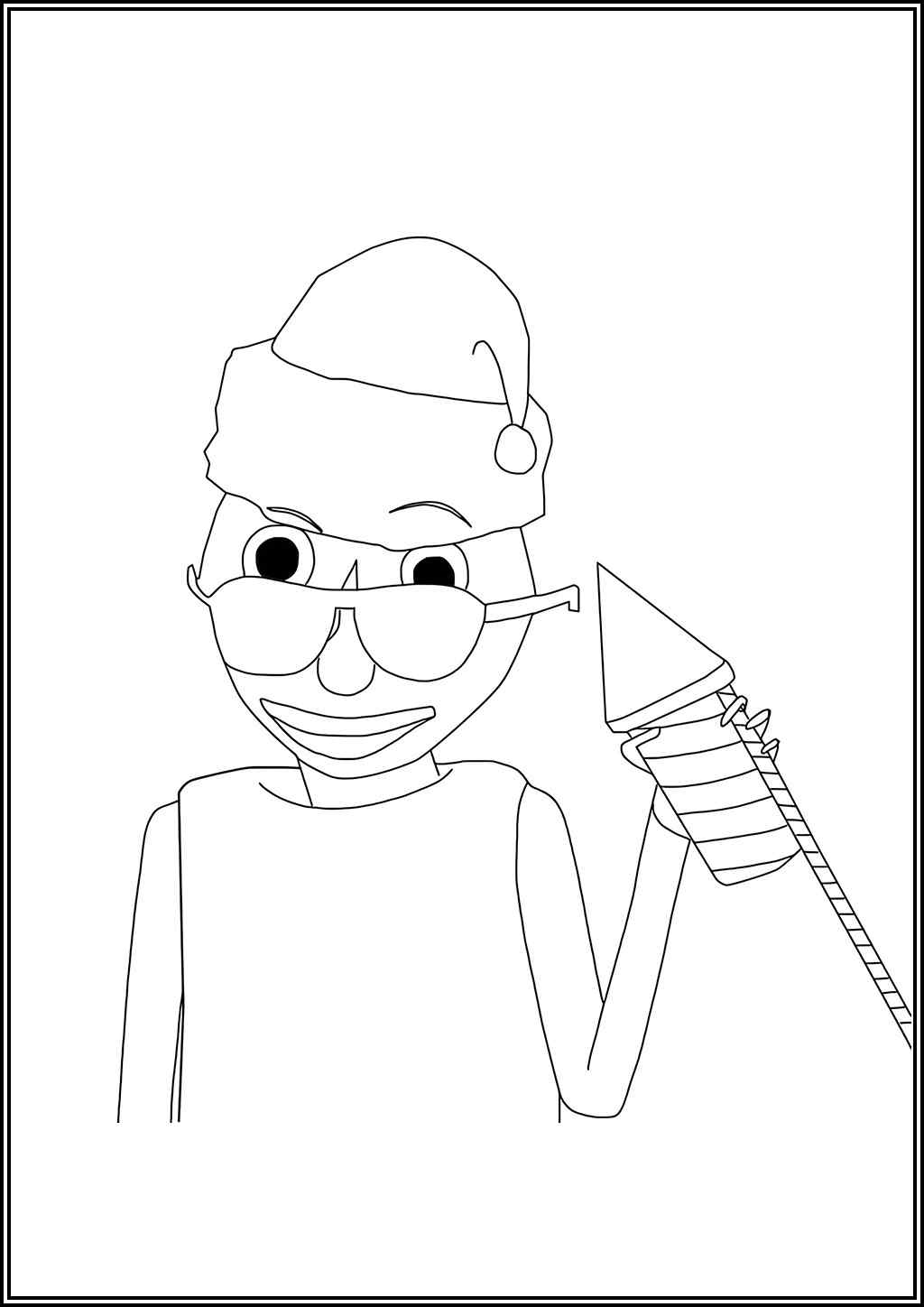 Baldi’s Basics coloring pages (Free printable PDF) - TotalColoring.com