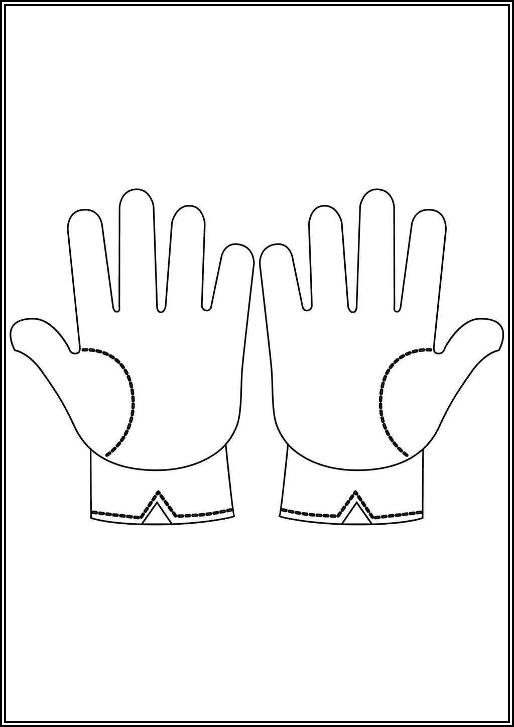 Gloves coloring pages (Free printable PDF) - Total Coloring