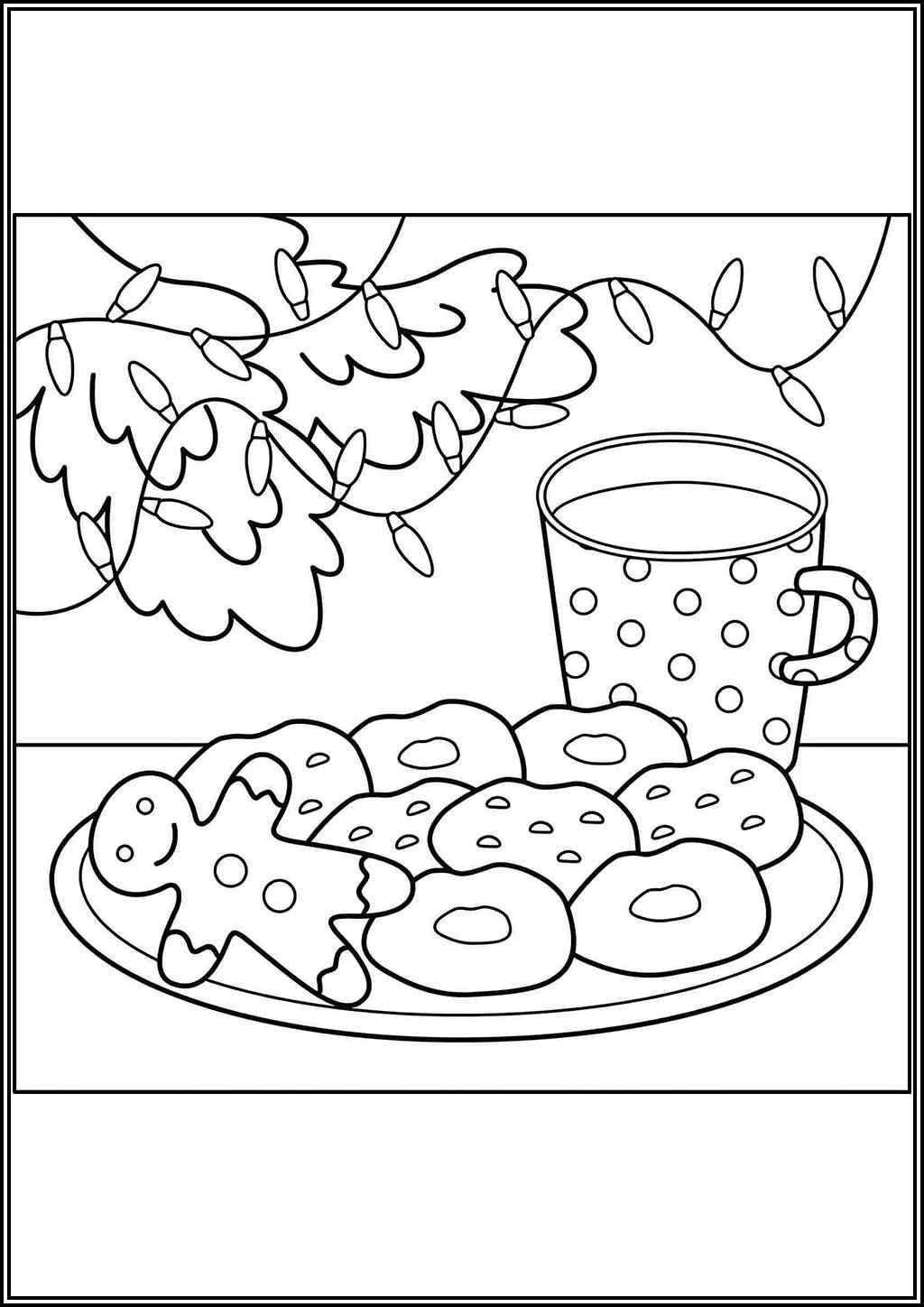 Christmas Cookies coloring pages (Free printable PDF) - TotalColoring.com