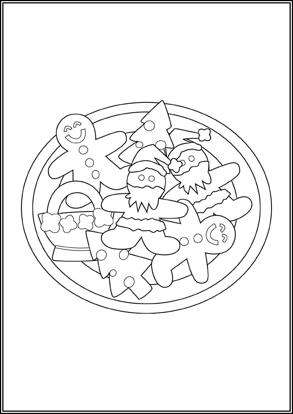 Christmas Cookies coloring pages (Free printable PDF) - TotalColoring.com
