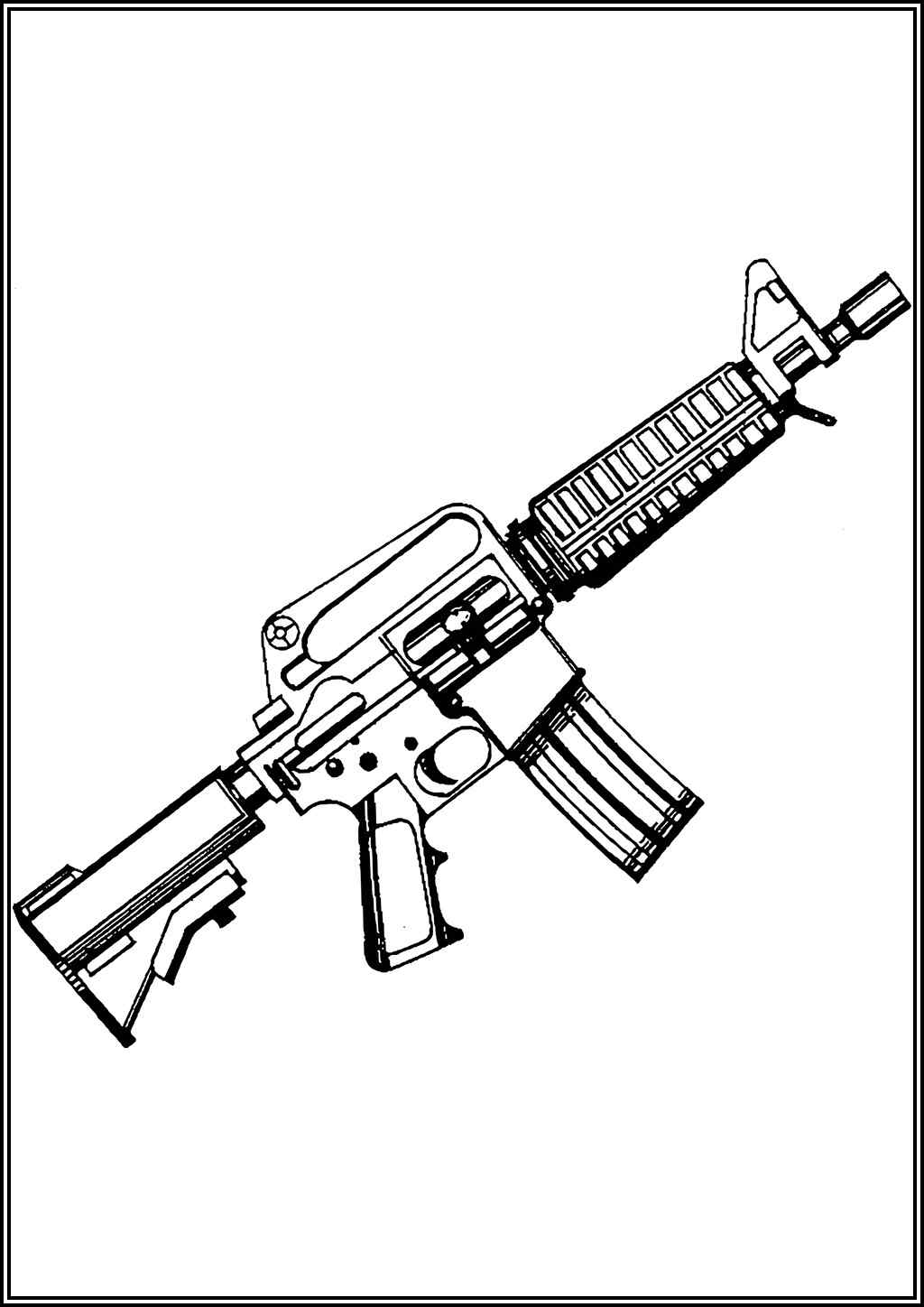 Gun coloring pages (Free printable PDF) - TotalColoring.com