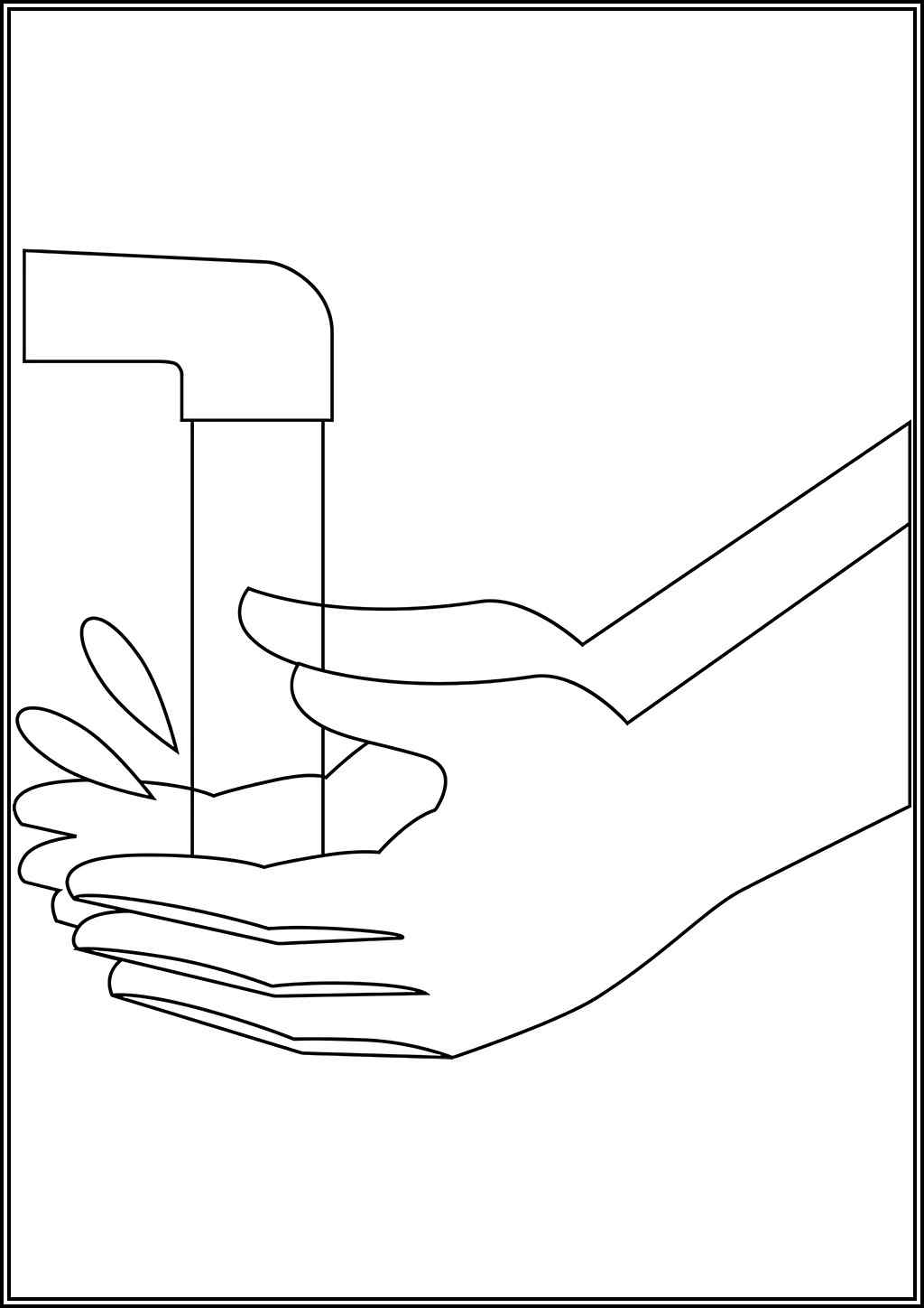 Hand Washing coloring pages (Free printable PDF) - TotalColoring.com