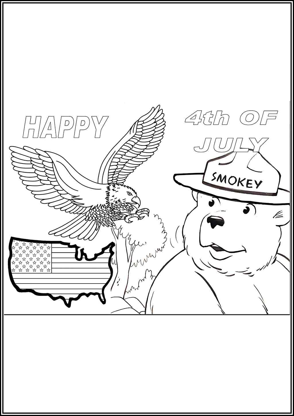 Smokey Bear coloring pages (Free printable PDF) - TotalColoring.com