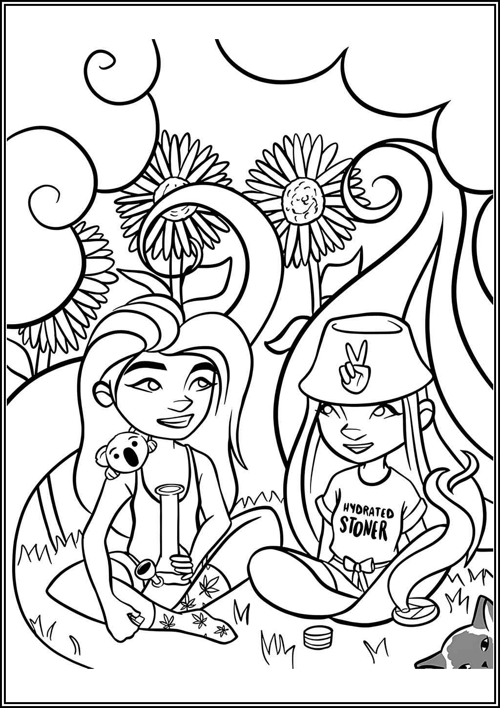 Stoner coloring pages (Free printable PDF) - TotalColoring.com