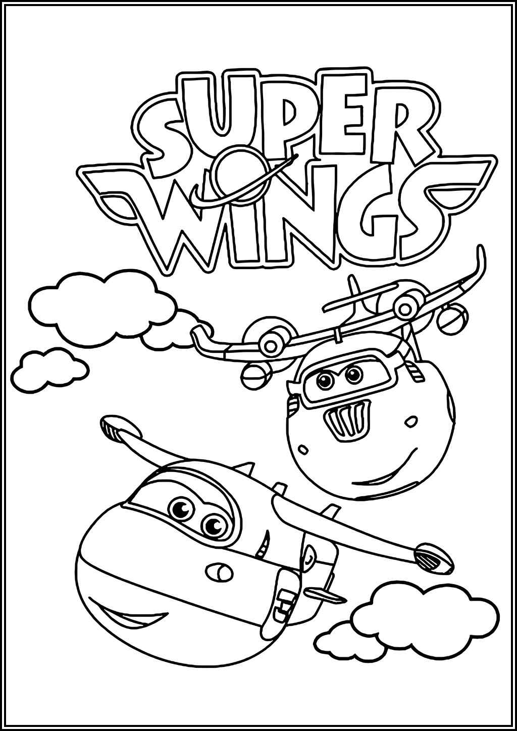 Super Wings coloring pages (Free printable PDF) - TotalColoring.com