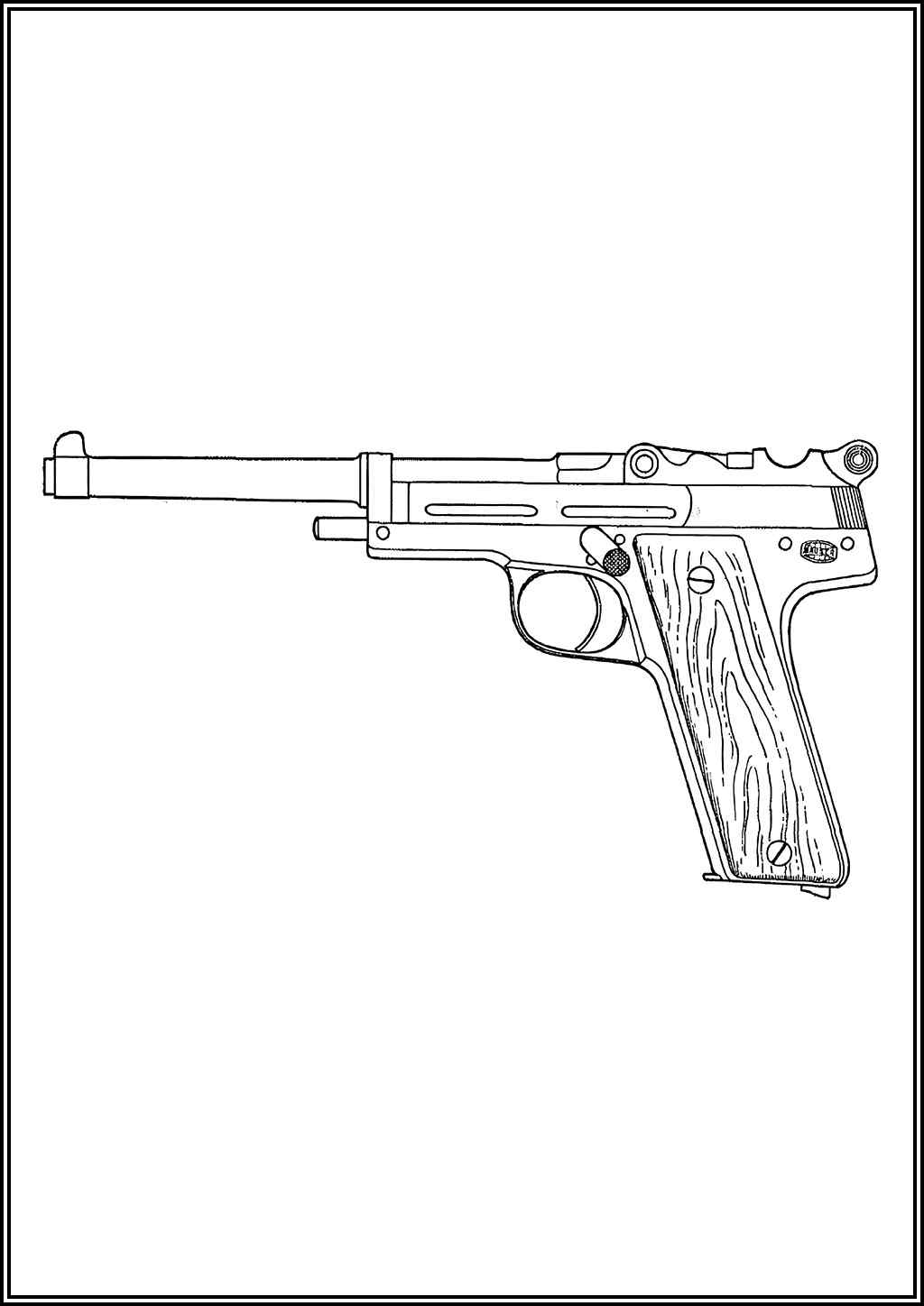 Gun coloring pages (Free printable PDF) - TotalColoring.com